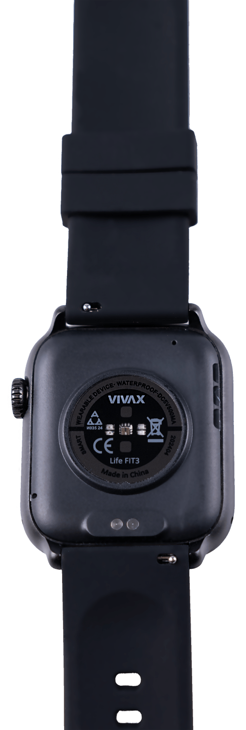 Vivax Life Fit 3 Pametni sat, Crni