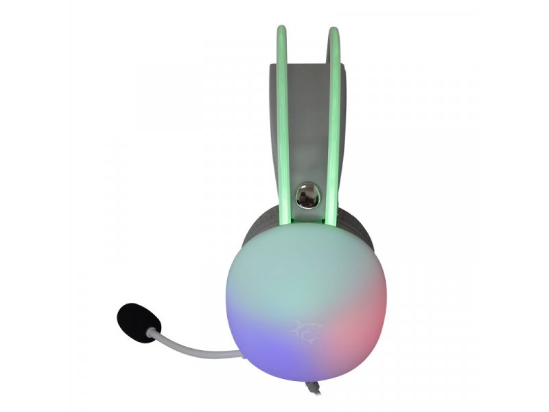 Slušalice sa mikrofonom White Shark FIREFLY 50mm/Multiplatform/RGB/Bela