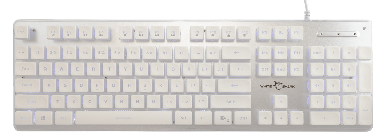 Tastatura White Shark GK 003241 TACHI White membranska US