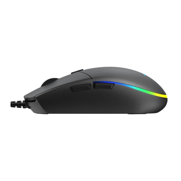 Baracuda CRAB Miš Optički 3600DPI 6D RGB, Crni