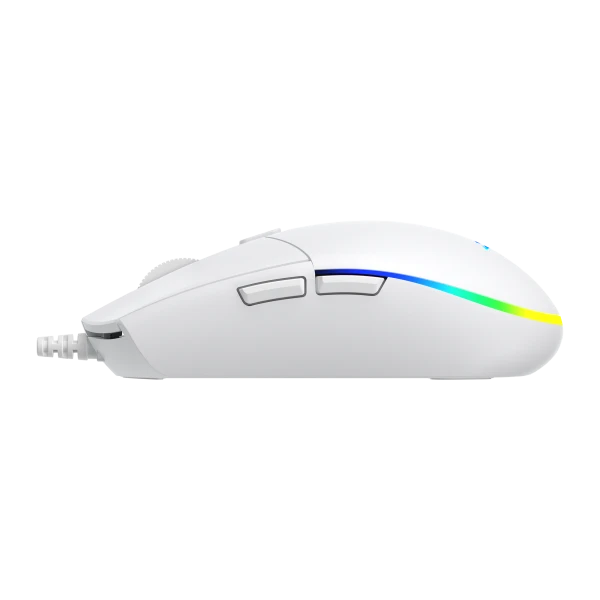 Baracuda CRAB Miš 3600DPI 6D Optički RGB, Beli