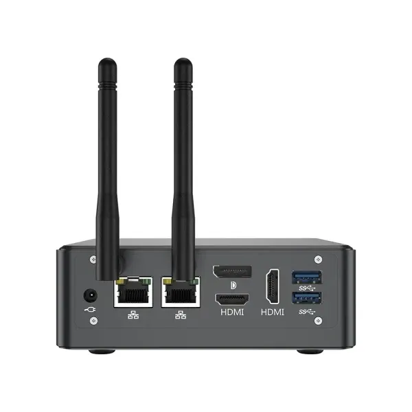 Zeus MPI12 Mini PC Intel i3-1220P 16GB DDR4 512GB SSD LAN Dual Wi‑Fi Bluetooth HDMI DisplayPort, Crni