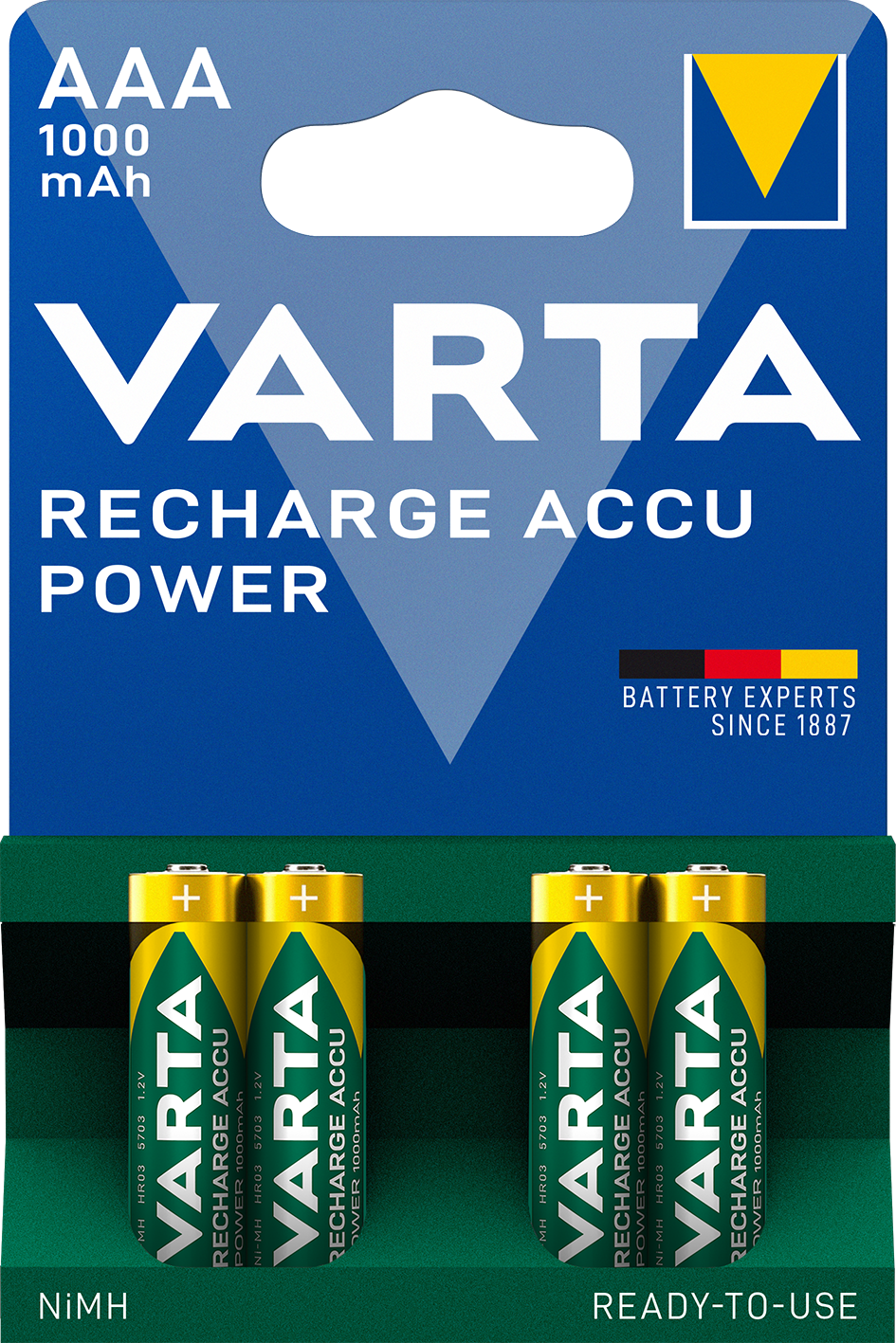 Varta HR03 Punjiva baterija 1000mAh 4/1