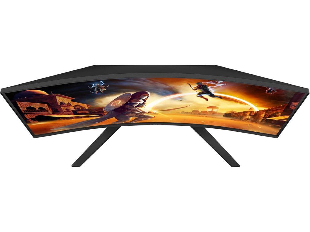 AOC CQ32G4VE Gaming Monitor 31.5" VA 2560x1440 180Hz 1ms GtG HDMIx2 DP Adaptive sync VESA, Crna