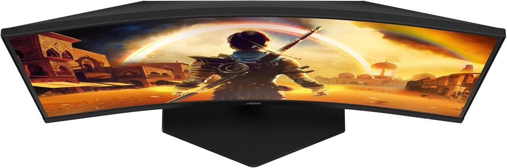 AOC C27G42E Gejming monitor 27" 1920x1080 VA 180 Hz 1 ms Adaptive Sync Zakrivljen, Crni