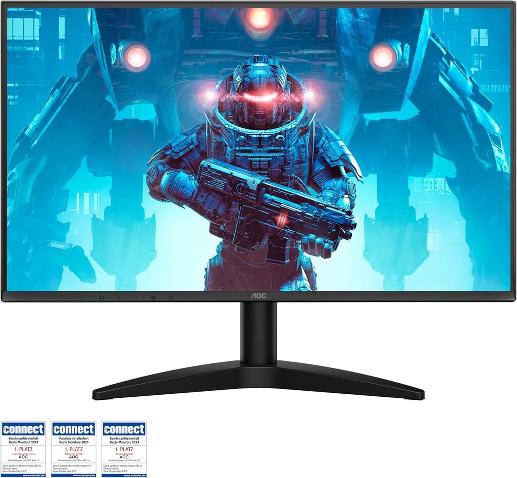 AOC 27B36X Gaming monitor 27" IPS 1920x1080 144Hz 0.5ms MPRT HDMI DP Adaptive sync VESA, Crni