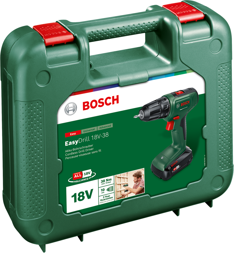 Bosch Easy Drill 18V-38 Aku bušilica odvrtač 1x 1.5Ah 06039D8003
