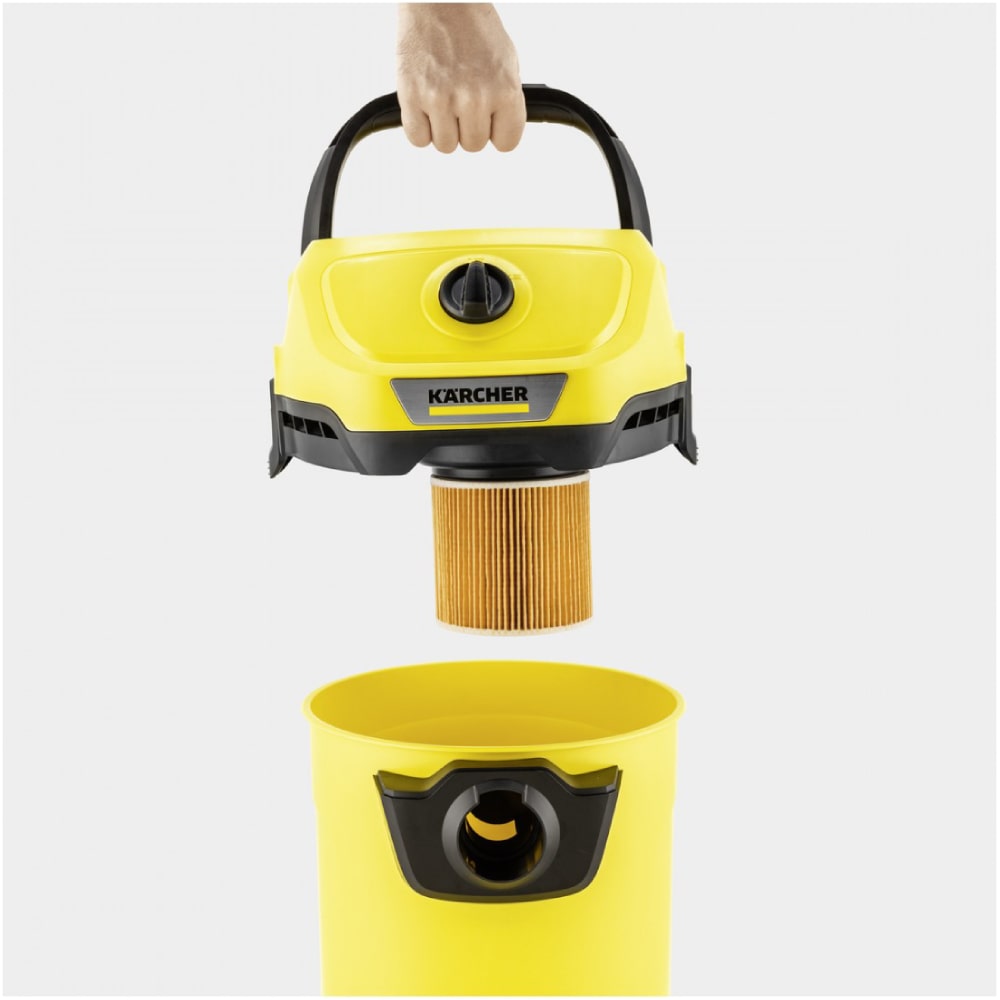 Karcher WD 3 V-17/4/20 Usisivač za mokro i suvo usisavanje 1000 W 17l, Žuti
