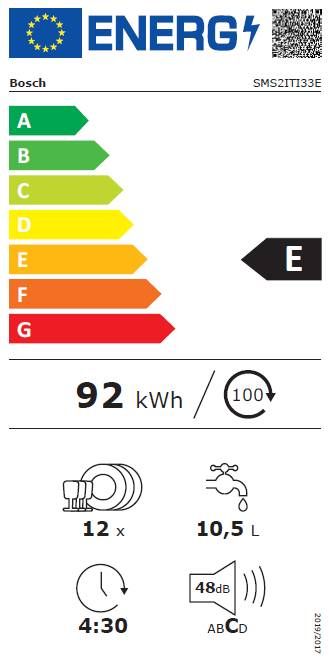 Bosch SMS2ITI33E Mašina za pranje sudova