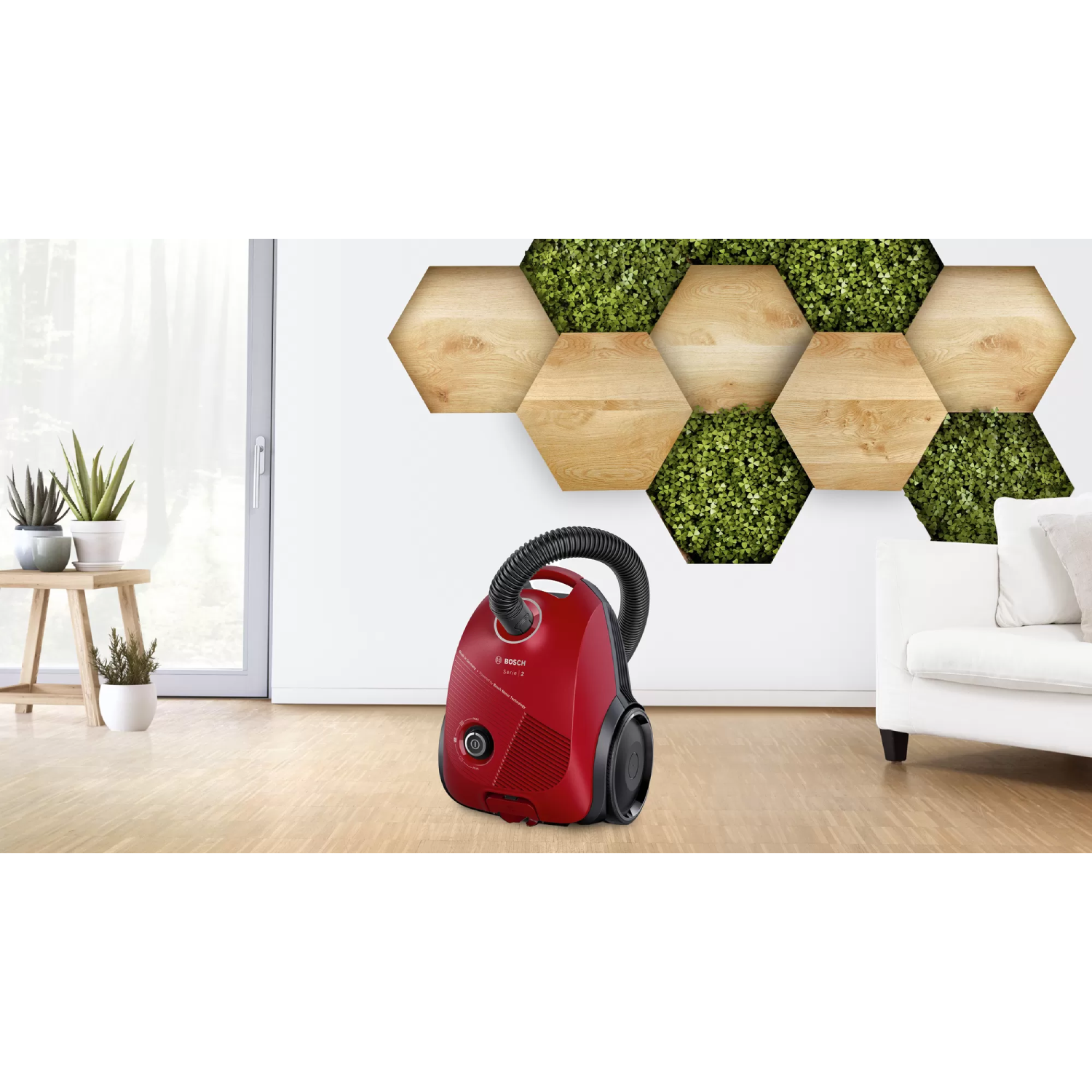 Bosch BGBS2RD1 Usisivač sa kesom 600 W 3,5 l, Crveni