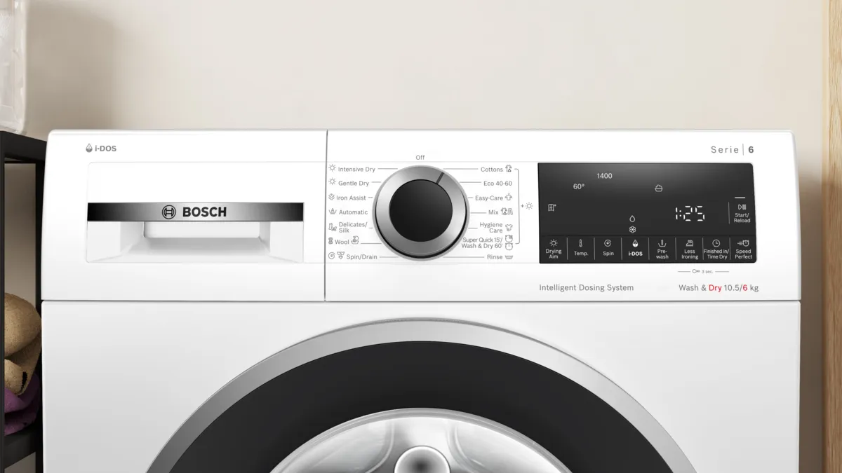 Bosch WNG254A0BY Mašina za pranje i sušenje veša 6kg 1400obr/min AutoDry Inverter, Bela