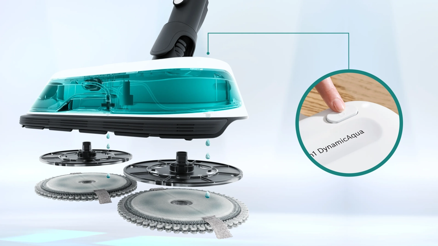 Bosch BCS712HYG5 Štapni usisivač 2u1 Akumulatorski 18V 3 nivoa snage, Beli