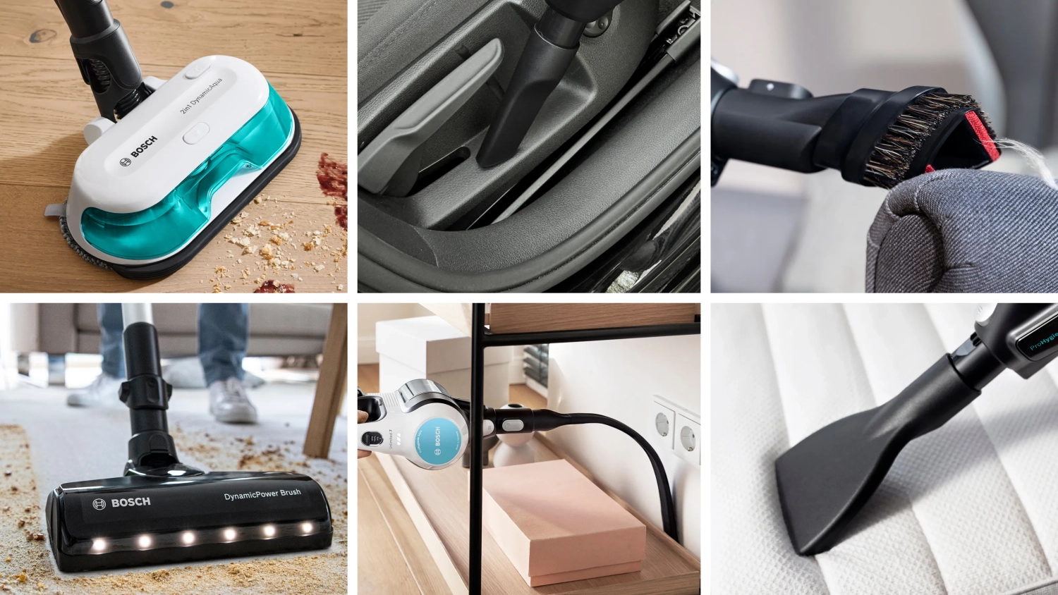 Bosch BCS712HYG5 Štapni usisivač 2u1 Akumulatorski 18V 3 nivoa snage, Beli