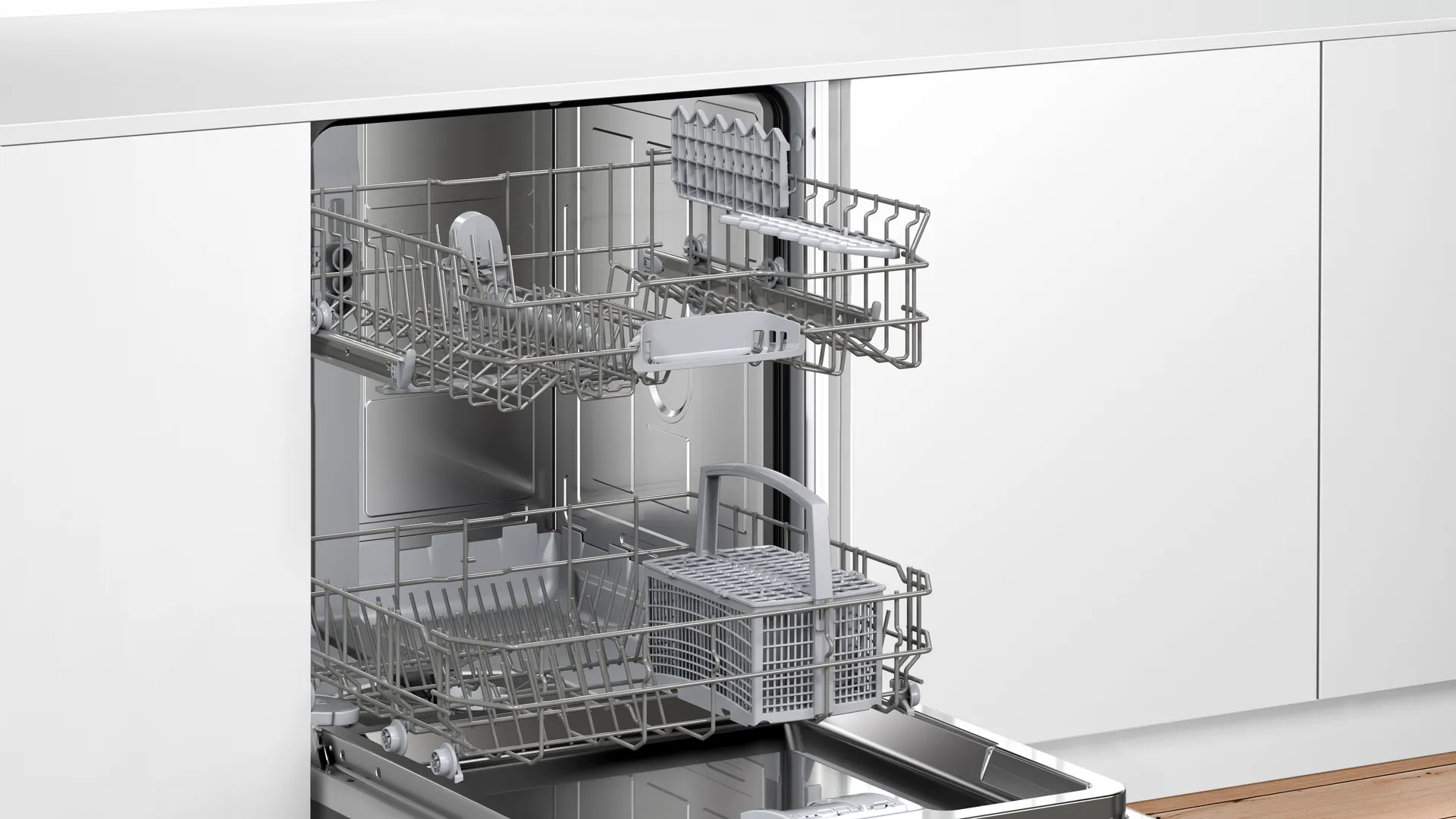 Bosch SMV24AX04E Mašina za pranje sudova 12 kompleta 4 programa, Bela