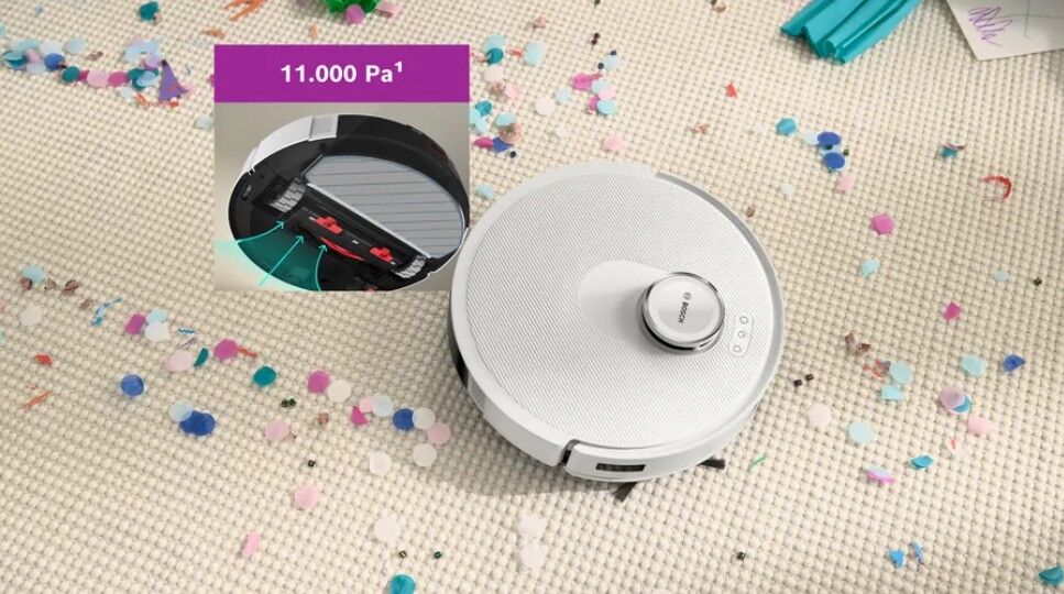 Bosch BCRD2W Spotless Advanced + Robot usisivač, Beli