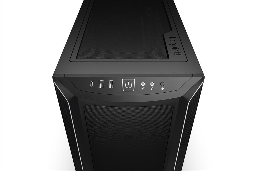 Be Quiet! Shadow base 800 DX Kućište E-ATX 3x140mm pure wings 3 prednji ARGB LED USB 3.1 Tip C, Crno