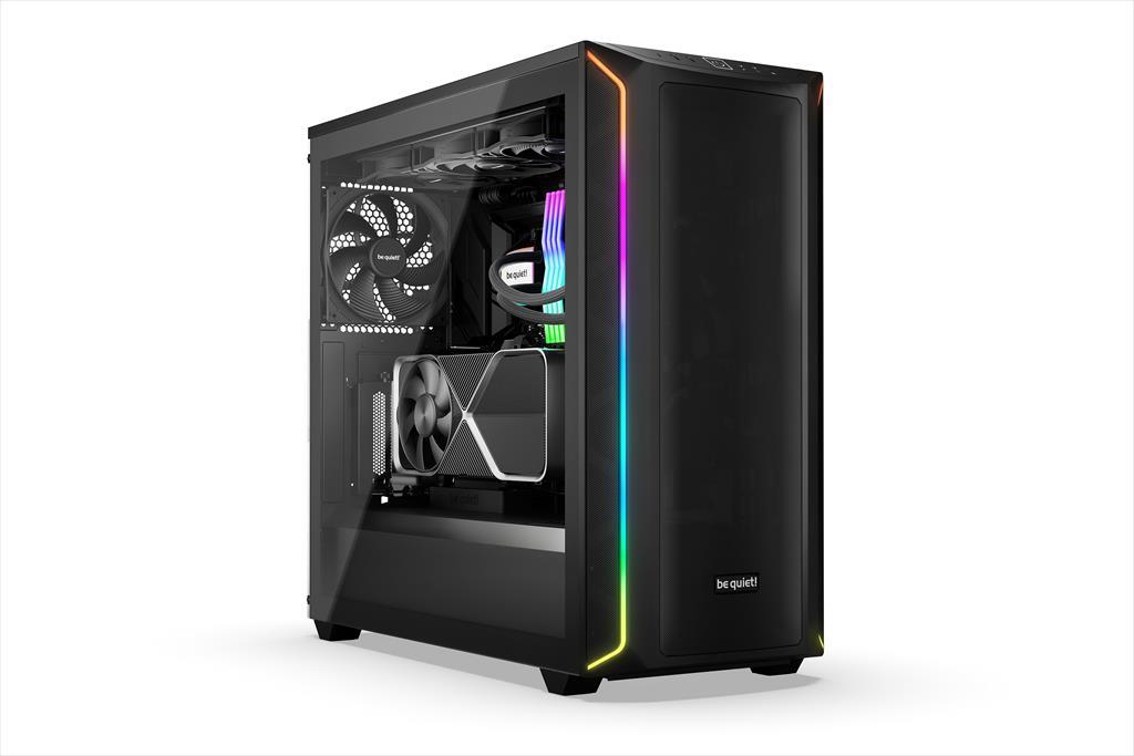 Be Quiet! Shadow base 800 DX Kućište E-ATX 3x140mm pure wings 3 prednji ARGB LED USB 3.1 Tip C, Crno