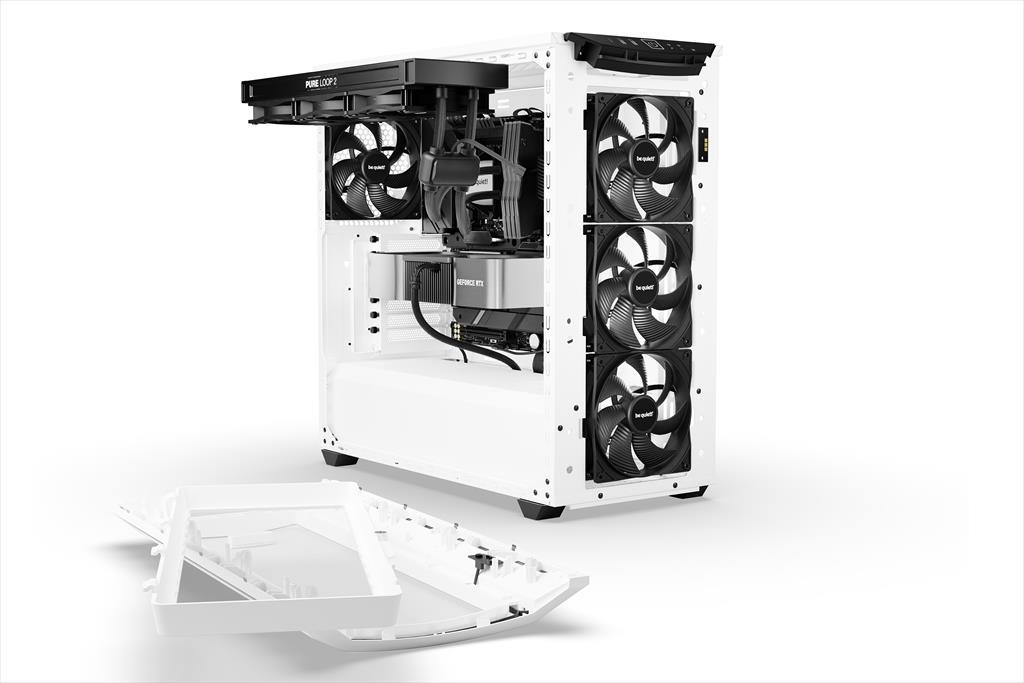 Be Quiet! SHADOW BASE 800DX Kućište Full-tower E-ATX 3x140mm pure wings 3 prednji ARGB LED USB 3.1 Tip C, Sivo