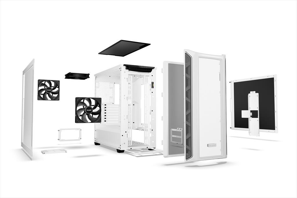Be Quiet! SHADOW BASE 800DX Kućište Full-tower E-ATX 3x140mm pure wings 3 prednji ARGB LED USB 3.1 Tip C, Sivo