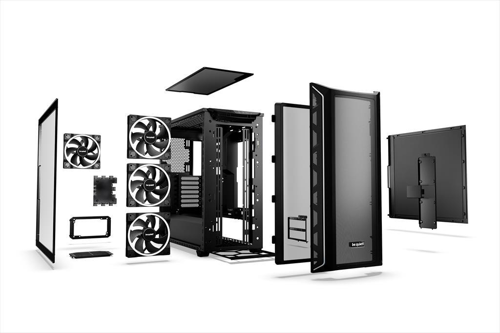Be Quiet! SHADOW BASE 800 FX Kućište E-ATX 4x140mm pwm ARGB LED USB 3.1 Tip C, Crno