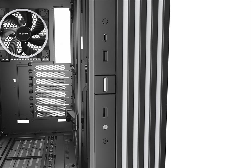 Be Quiet! 900 Fx ATX kućište srednjeg formata Tiho! sa svetlosnom bazom 2x kaljenim staklom 4x svetlosna krilca 140 mm PWM ARGB LED trakama 2 haba