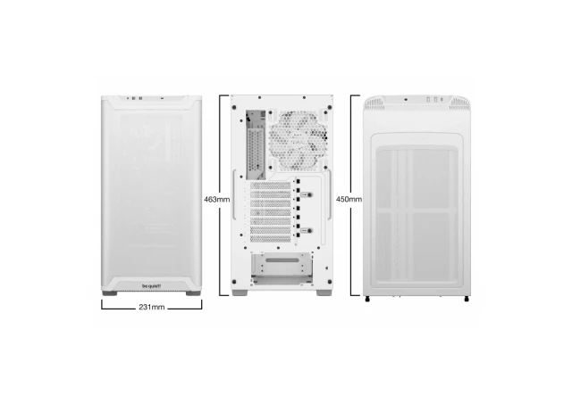 Be Quiet! Pure Base 501 Airflow Window Kućište BGW74, Crna