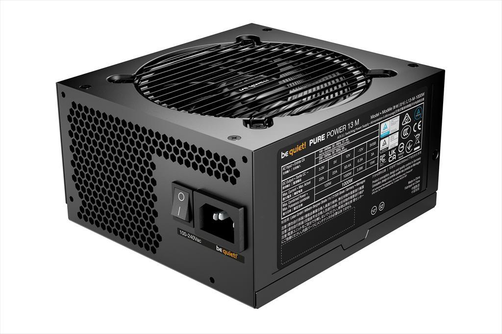 Be Quiet! Pure Power 13 M 1000W PCIe 5.1 80+ Gold modularno napaјanje BP028EU
