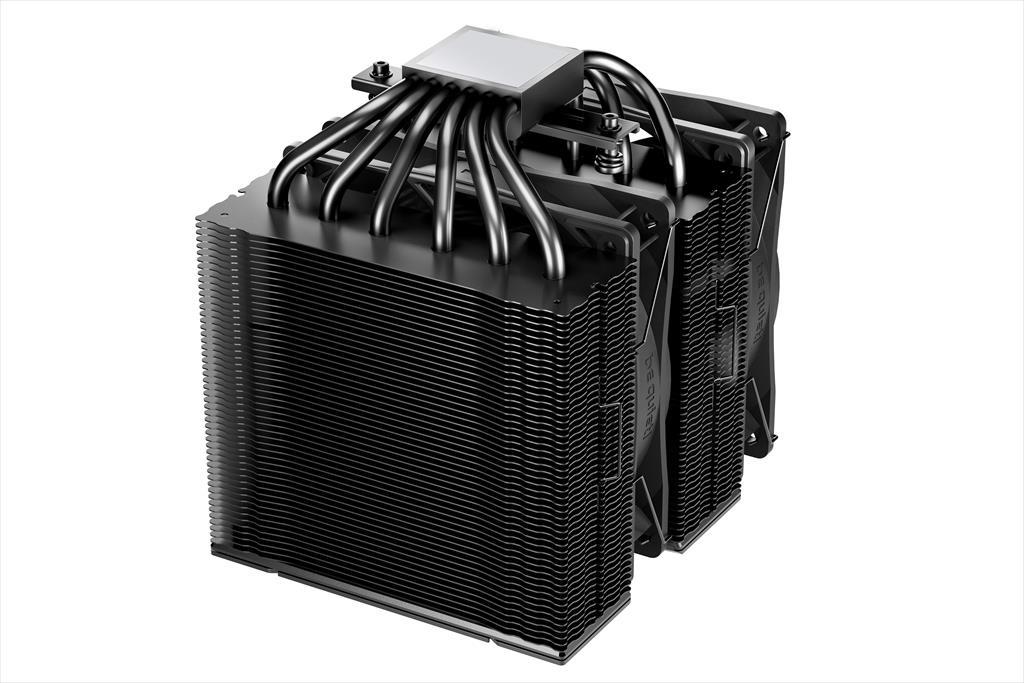 Be Quiet! Bk042 Pure Rock Pro 3 CPU hladnjak 6 toplotnih cevi 6 mm 2x Pure Wings 3 120 mm Pwm ventilatora TDP 250W, Crne boјe