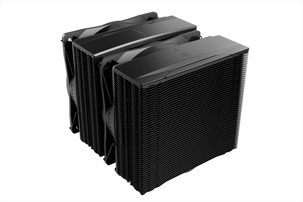 Be Quiet! Bk042 Pure Rock Pro 3 CPU hladnjak 6 toplotnih cevi 6 mm 2x Pure Wings 3 120 mm Pwm ventilatora TDP 250W, Crne boјe