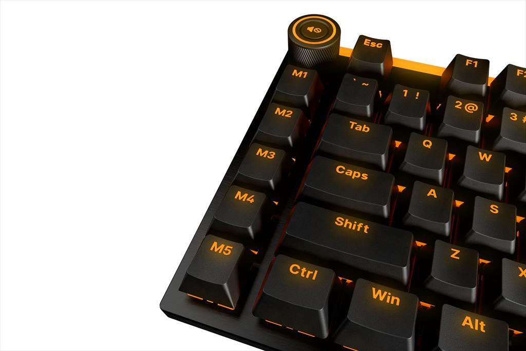 Be Quiet! BT003US Mehanička tastatura nosač za osvetljenje tiha linearna ARGB sa naslonom za dlanove, Crna