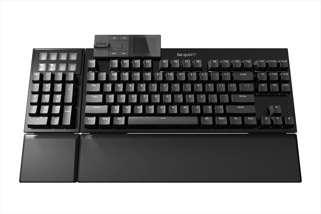 Be Quiet! BT001US Mehanička tastatura sa tamnim nosačem tiha modularna linearna ARGB, Crna