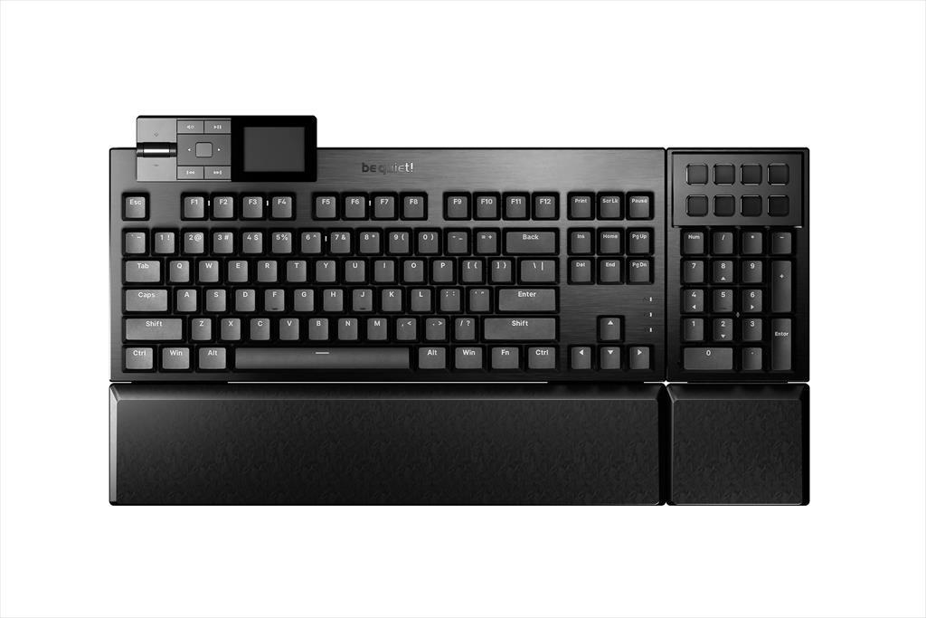 Be Quiet! BT001US Mehanička tastatura sa tamnim nosačem tiha modularna linearna ARGB, Crna