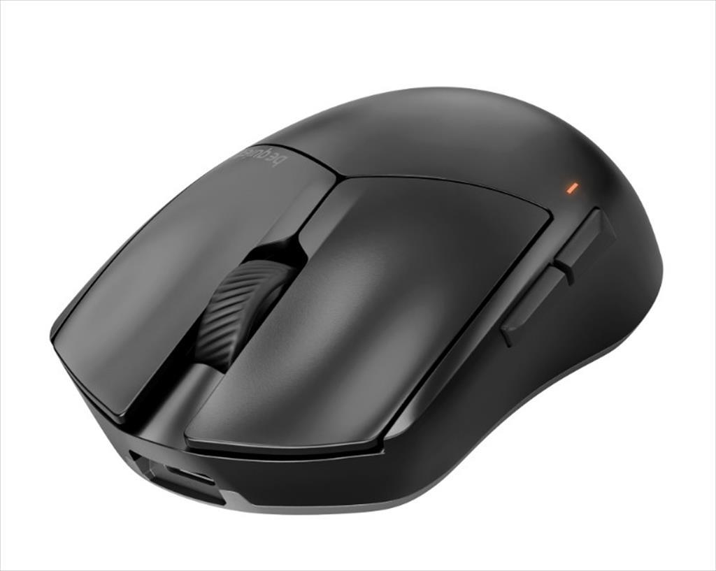Be Quiet! Bm008 Bežični USB miš Dark Perk Sym Pixart Paw3950 senzor simetričan oblik 32000 DPI 55 G brzina glasanja 8K 2.4Ghz Ptfe klizači, Crni