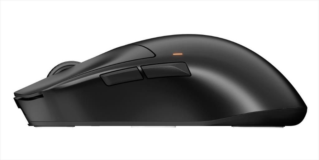 Be Quiet! Bm008 Bežični USB miš Dark Perk Sym Pixart Paw3950 senzor simetričan oblik 32000 DPI 55 G brzina glasanja 8K 2.4Ghz Ptfe klizači, Crni