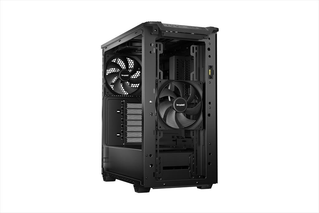 Be Quiet! BGW76 Kućište ATX Mid-Tower Pure Base 501 Dx 3x140mm Pure Wings 3 Argb prednja traka, Crno