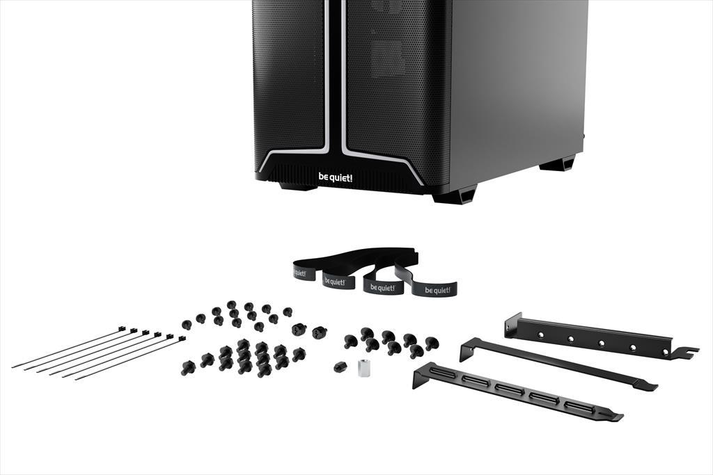 Be Quiet! BGW76 Kućište ATX Mid-Tower Pure Base 501 Dx 3x140mm Pure Wings 3 Argb prednja traka, Crno