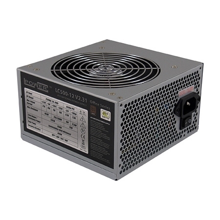 LC-Power LC500-12 V2.31 Jedinica za napajanje 80 PLUS bronza aktivni PFC 1kPCIe, Siva
