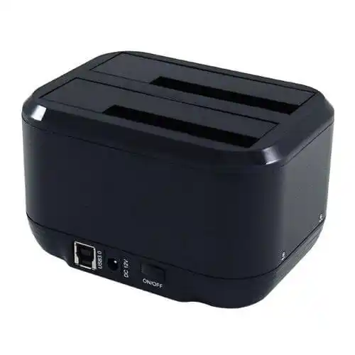 LC Power DOCK-U3-III USB Docking station USB3.0, Crni