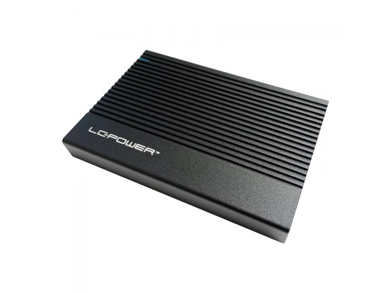 LC-Power LC-25U3-C HDD rack 2.5'' SATA USB3.2 Gen2x1 USB-C, Crni