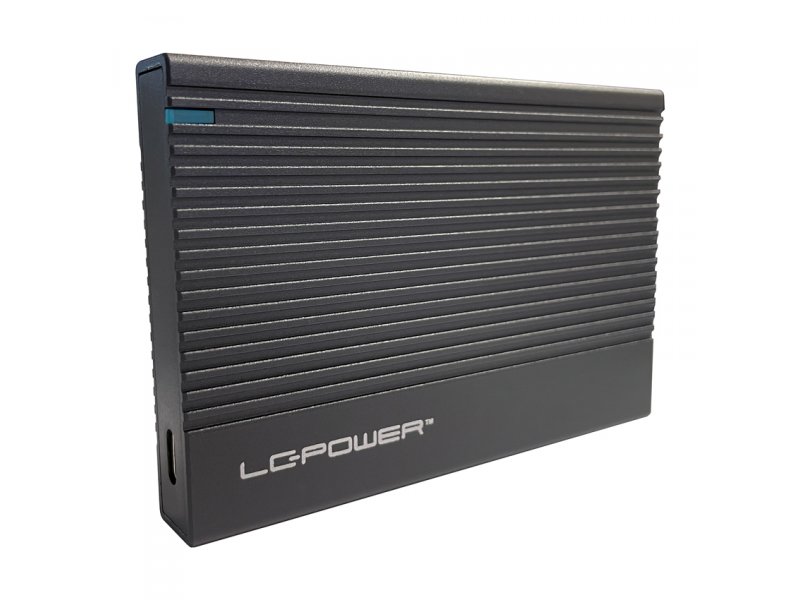 LC-Power LC-25U3-C HDD rack 2.5'' SATA USB3.2 Gen2x1 USB-C, Crni