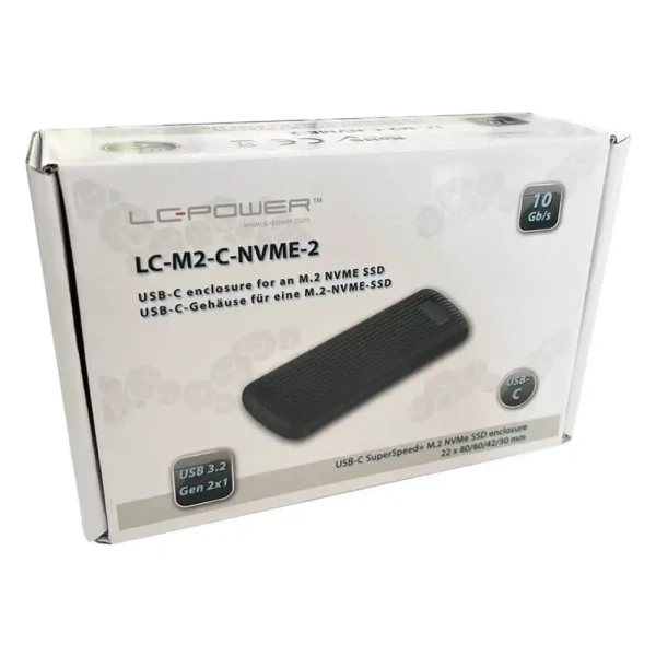 LC-Power M2-C-NVME-2 HDD rack za SSD M.2 Type C 3.2