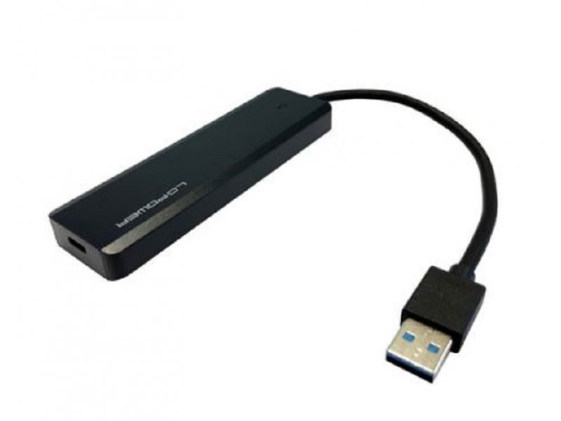 LC Power LC-HUB-U3-4-V2 LC-Power HUB USB3.2, Crni