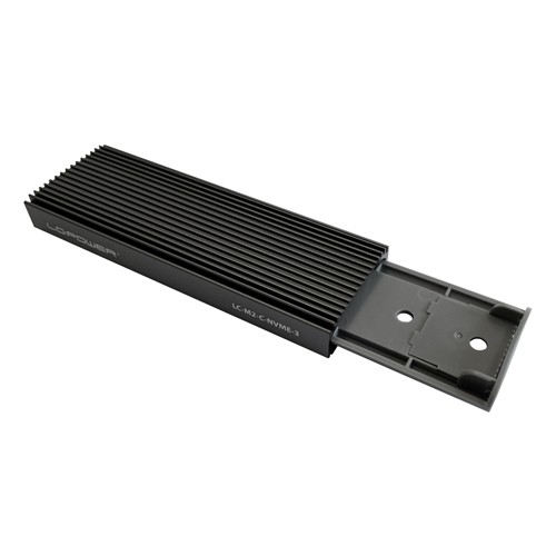 LC-Power LC-M2-C-NVME-3 M.2 Eksterno kućište za SSD, Crno