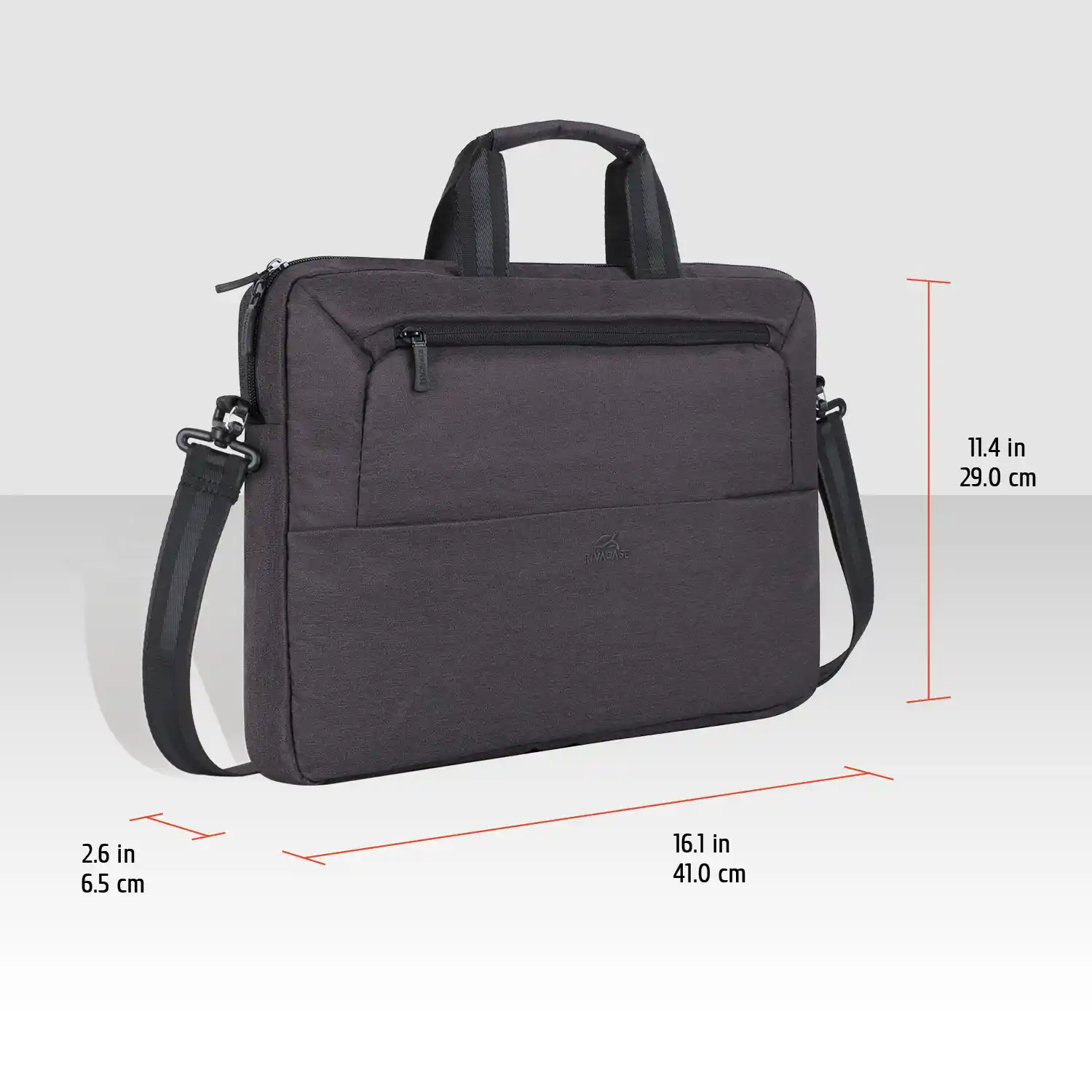 Rivacase 7730 Torba za laptop 15.6" tamnosiva, Tamnosiva