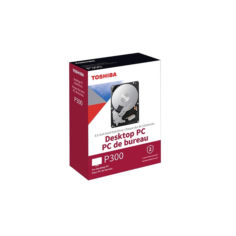 Toshiba HDWD260UZSVA Hard disk 3.5" SATA III 128MB 5.400rpm 6TB P300 series