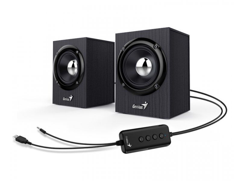 Genius Zvučnici SP-HF385BT, Wood, Black Gray