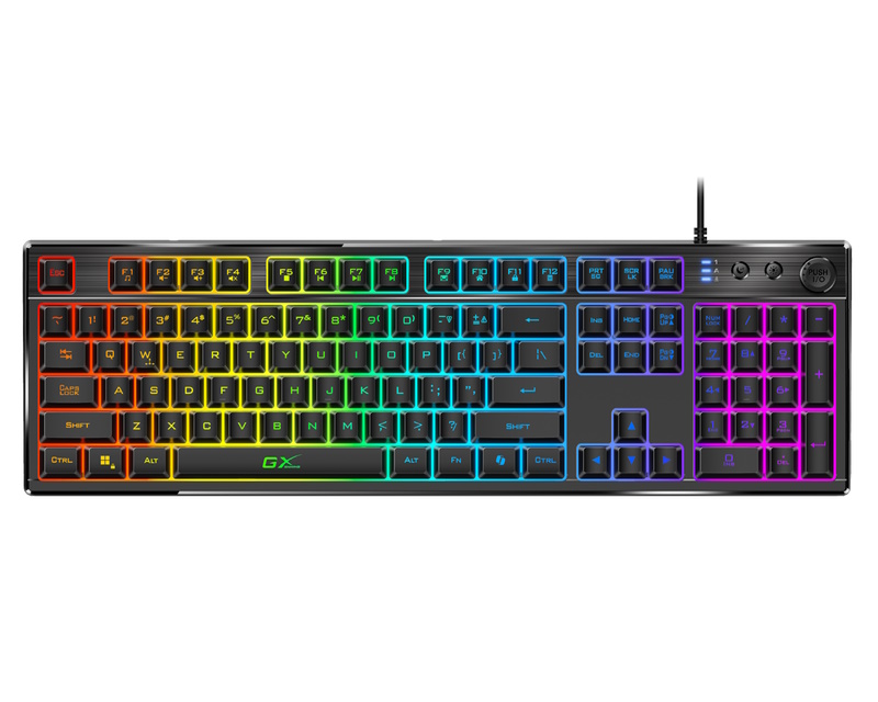 Genius SCORPION K7 PLUS, BLK, SER, USB