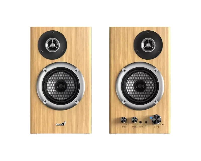Genius SP-HF1812BT Bluetooth zvučnici drveno kućište
