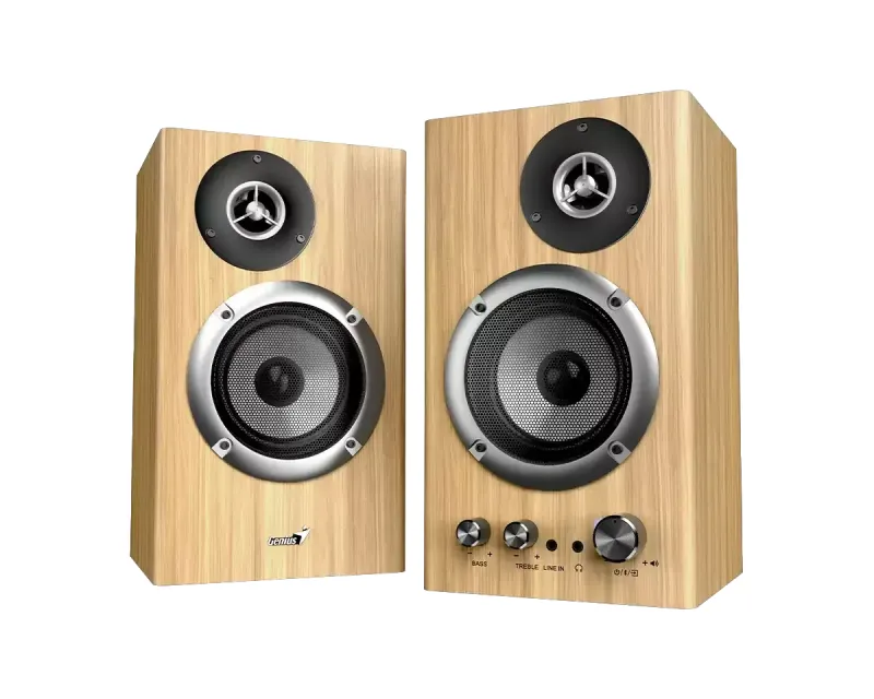 Genius SP-HF1812BT Bluetooth zvučnici drveno kućište