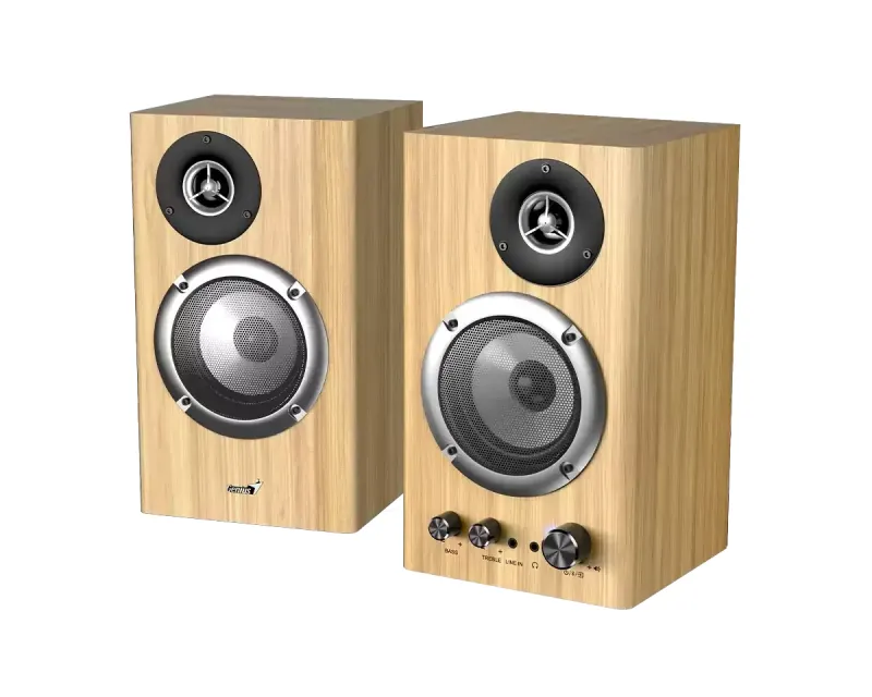 Genius SP-HF1812BT Bluetooth zvučnici drveno kućište